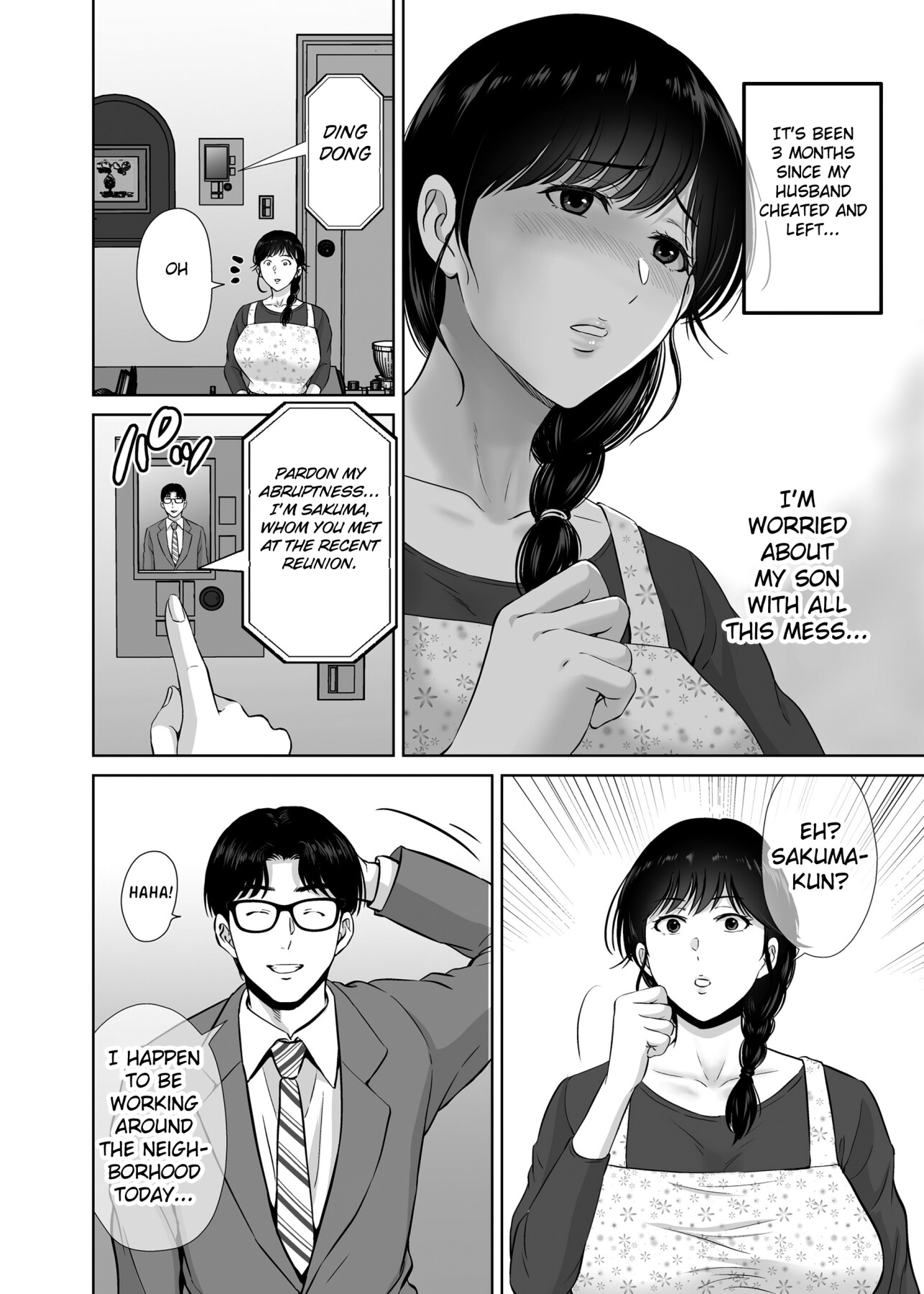 Hentai Manga Comic-The story of how my busty mother cums over and over again with an old man's raw dick right in front of me-Read-6